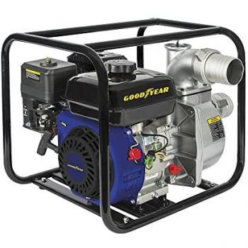 Pompe à eau thermique GOODYEAR 54m3/h 6.5CV pour caves et piscines