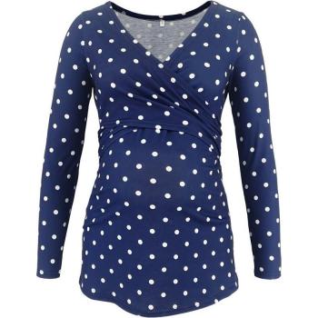 Poisson T-Shirt Long Femme Col en V Coton Y2