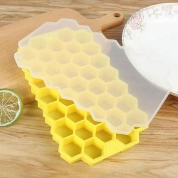 Herramienta de Silicona para Hielo en Forma de Panal
