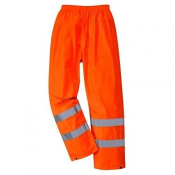 Portwest High Visibility Rain Trousers Orange XL
