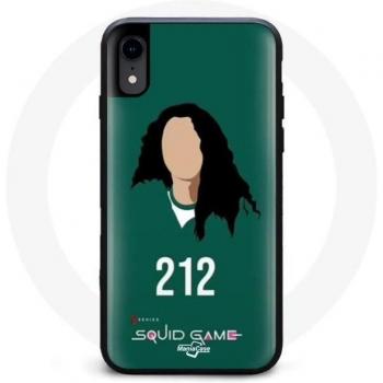 Coque iPhone X Squid Game Han Mi Nyeo numéro 212