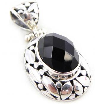 Lily's Jewel – Pendentif Onyx Argenté Sapa