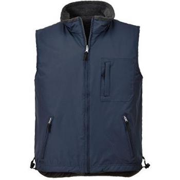Portwest S418NARS RS Reversible Body Warmer, Regular, Size Small, Navy