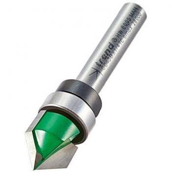 Trend Router Bit, Groove Cutter with Guide Bearing