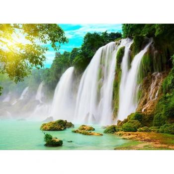 Papermoon Fototapete »Ban Gioc Wasserfall«