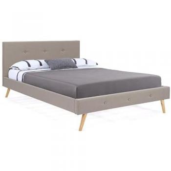 Letto Lino Beige Oslo 140x190 – Scandi Style