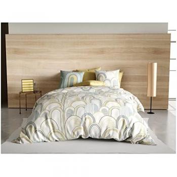 Housse de couette 220x240 cm Colize 100% Coton Beige