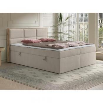 Letto Tranquillità 160x200 in Tessuto Beige – Ysmée