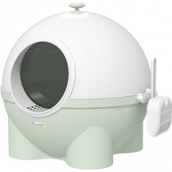 Maison de toilette pour chat avec porte battante
