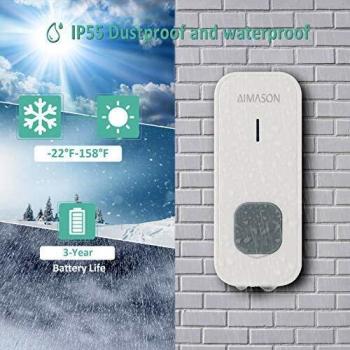 AIMASON Doorbell Chime Kit 400M Range