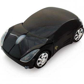 CHYI 2.4G Portable Car Mouse – 1600 DPI USB Optical, Pink Cartoon Female Design