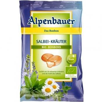Alpenbauer BIO Salbei – Kräuter Bonbons in BIO-Qualität 90 g