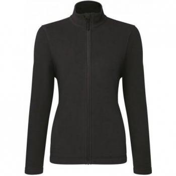 Giacca in pile Premier da donna 3XL nera con zip