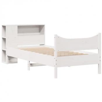 Cadre de lit sans matelas blanc 90x190 cm bois de pin massif – VidaXL
