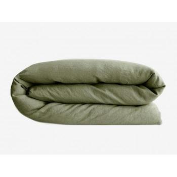 Housse de couette 240 × 220 cm – Palace, coton 100 %, couleur sauge (Vent du Sud)