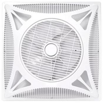 Ventilador de Techo Placa Desmontable Work 59,5×59,5 cm Rejilla Giratoria Mando a Distancia 3 Velocidades