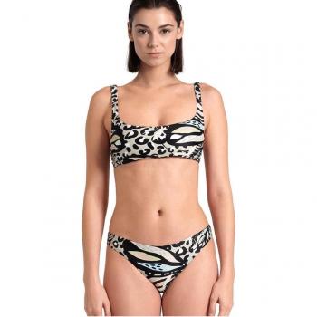 Bikini Arena Water Print Bandeau