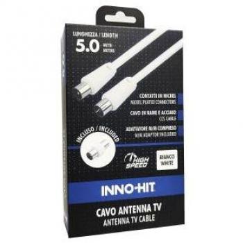 Inno-hit cavo antenna m/f 5m bianco