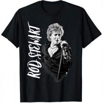 Cotone XL Nero Rod Stewart T‑shirt Unisex