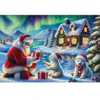 HCM KINZEL Puzzle Holzpuzzle – Am Nordpol 505 Puzzleteile