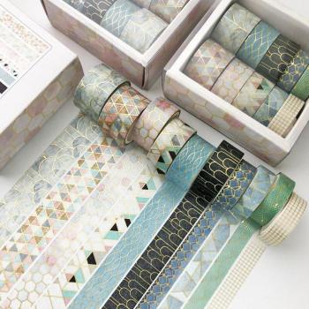 Gold Grid Washi Tape Collection