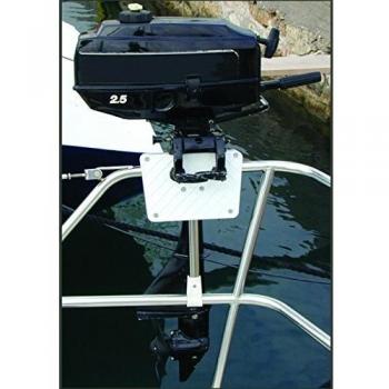 Lalizas Unisex One-Size White Rail Mount Motor Bracket