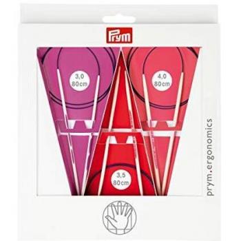 Prym 80‑cm Ergonomic Needle – PRM215000, 3.0/3.5/4.0