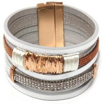 „Valea“ Armband in Silber – Handgemacht aus Leder