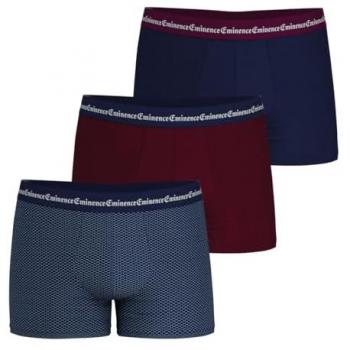 Pack Triplet Eminence – Boxers Homme – Bleu – Business Print