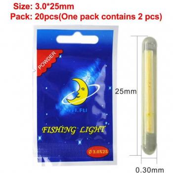 Barras Luminosa para Pesca Nocturna, Químicas, 10/20 Piezas, 4.5x39mm