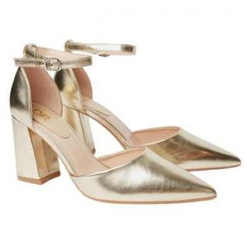 Blanche Ankle Strap Court Shoes