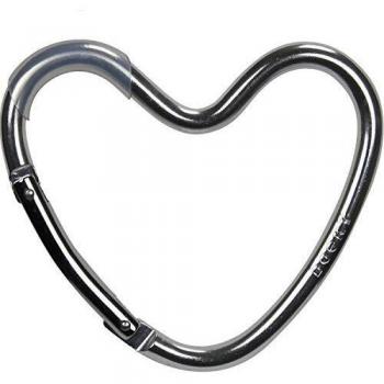 Gancio da parete a forma di cuore per decorare gli interni in metallo