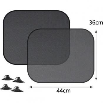 2pcs Auto Exterior Sunshade for Front & Rear Side Windows