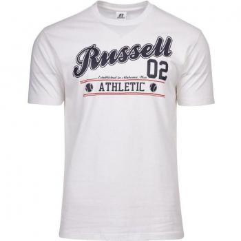 T-shirt à manches courtes Russell AMT A30311 homme blanc