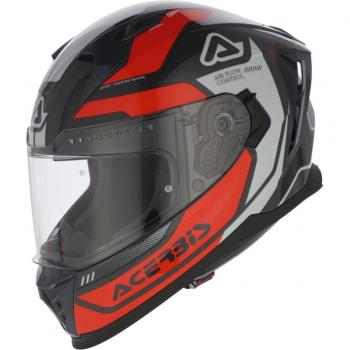 Acerbis X‑Way Protector de Cabeza Gris Naranja con Diseño
