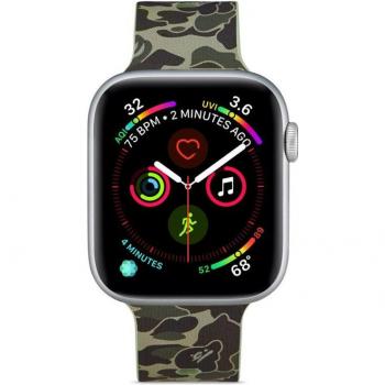 Apple Watch Band Replacement: Silicona 42mm con Diseño Floral