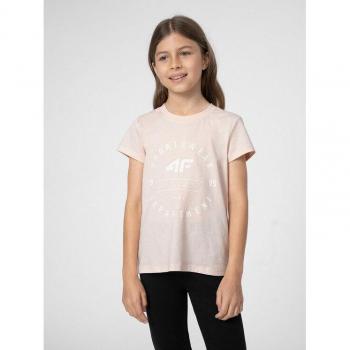 4F T-Shirt 4FJSS23TTSHF280 in Beige