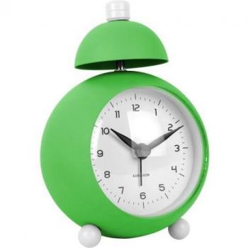 Réveil Karlsson Chaplin Vert Lumineux