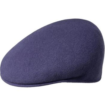 504 Kangol Unisex Flat Cap in Purple – Size L