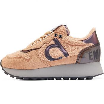 Duuo Calma High Baskets Beige Gris pour Femme