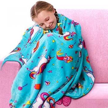 Magic Meadow Soft Throw Blanket for Kids