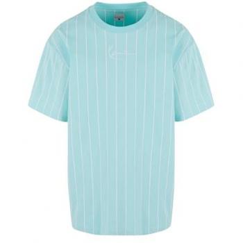 Camiseta Karl Kani Small Essential Blanca y Azul