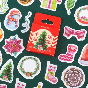 Kawaii Christmas Craft Stickers