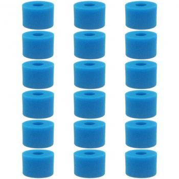 Intex Pure Spa S1 Type Reusable Foam Filter Cartridge 18Pcs