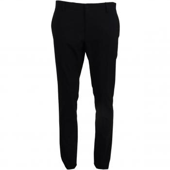 Blue Wool Stretch Formal Pants