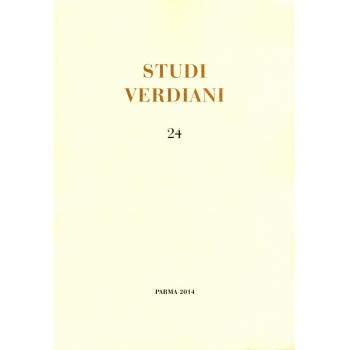 Studi verdiani. Ediz. italiana e inglese