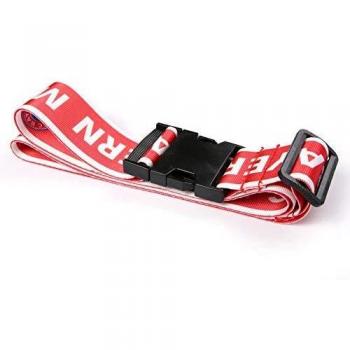 FC Bayern 180 cm Gepäckgurt – MarkenMerch Rot-Weiß, Club-Schriftzug