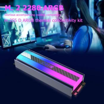 5V 3Pin ARGB M.2 2280 Solid State Drive Cooler
