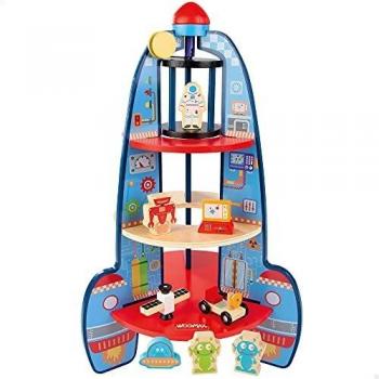 Juego de Madera Colorbaby Nave Espacial (9 pcs)