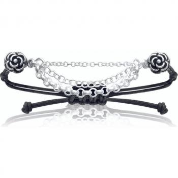 Flora Design Silver Bracelet